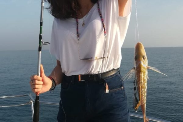 Fishing and sunset cruise