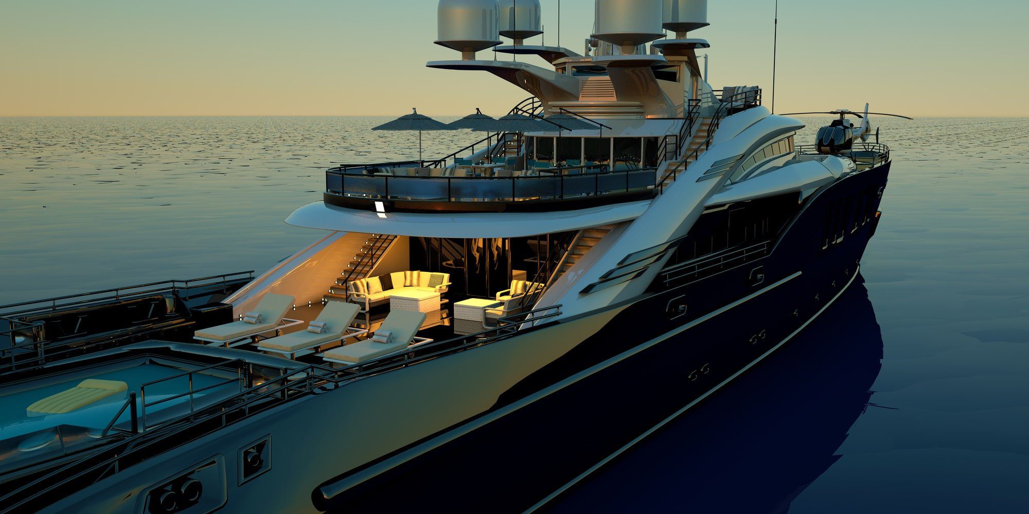 yacht charter cost per week