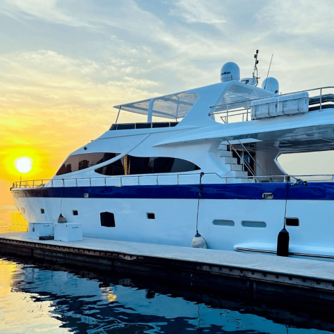 New Year Evening in Dubai, Watch All from Luxury A Yacht